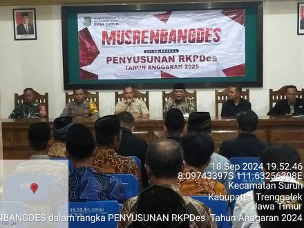 MUSRENBANGDES PENYUSUNAN RKPDes TAHUN ANGGARAN 2025